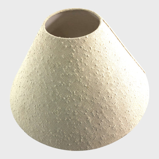 Branded Natural Alma Boucle Floor Lampshade