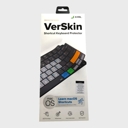 JCPAL VerSkin Keyboard Protector for MacBook Air and Pro 14 15 16 Inch