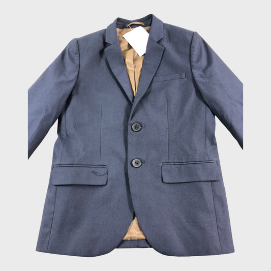 River Island Navy Tailored Suit Jacket