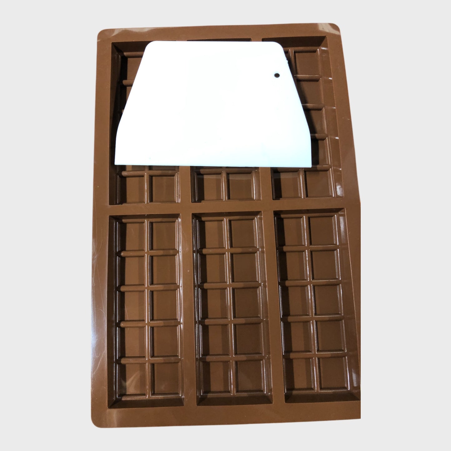 Reusable Silicone Chocolate Bar Moulds with Thank You Labels Pack of 2