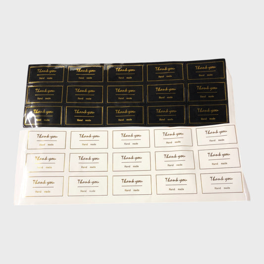 Reusable Silicone Chocolate Bar Moulds with Thank You Labels Pack of 2
