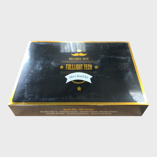 FULLLIGHT TECH Beard Kit for Men Grooming Set with Beard Oil & Comb