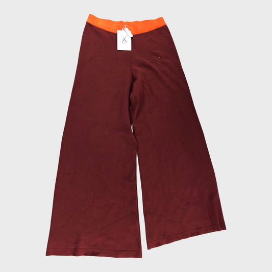ROKSANDA Wide Leg Trousers Women's Orange Brown