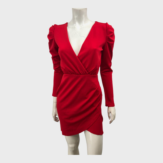 Wrap Bodycon Mini Dress