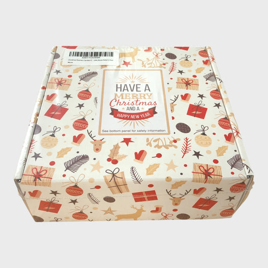 Christmas Scented Candle Set Decorative Tin 4 Pack Gift