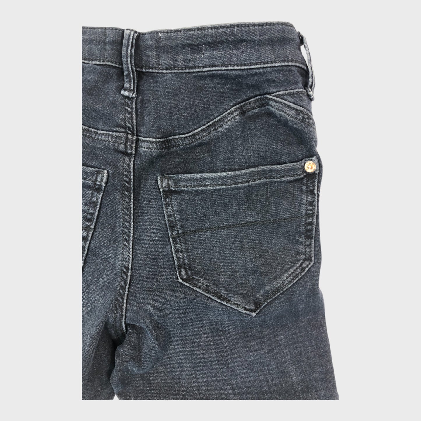 Dark Denim Mid Rise Jeans