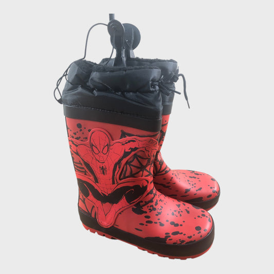 Kids Red Spider-Man Wellies