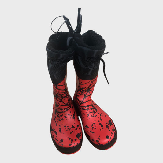 Kids Red Spider-Man Wellies