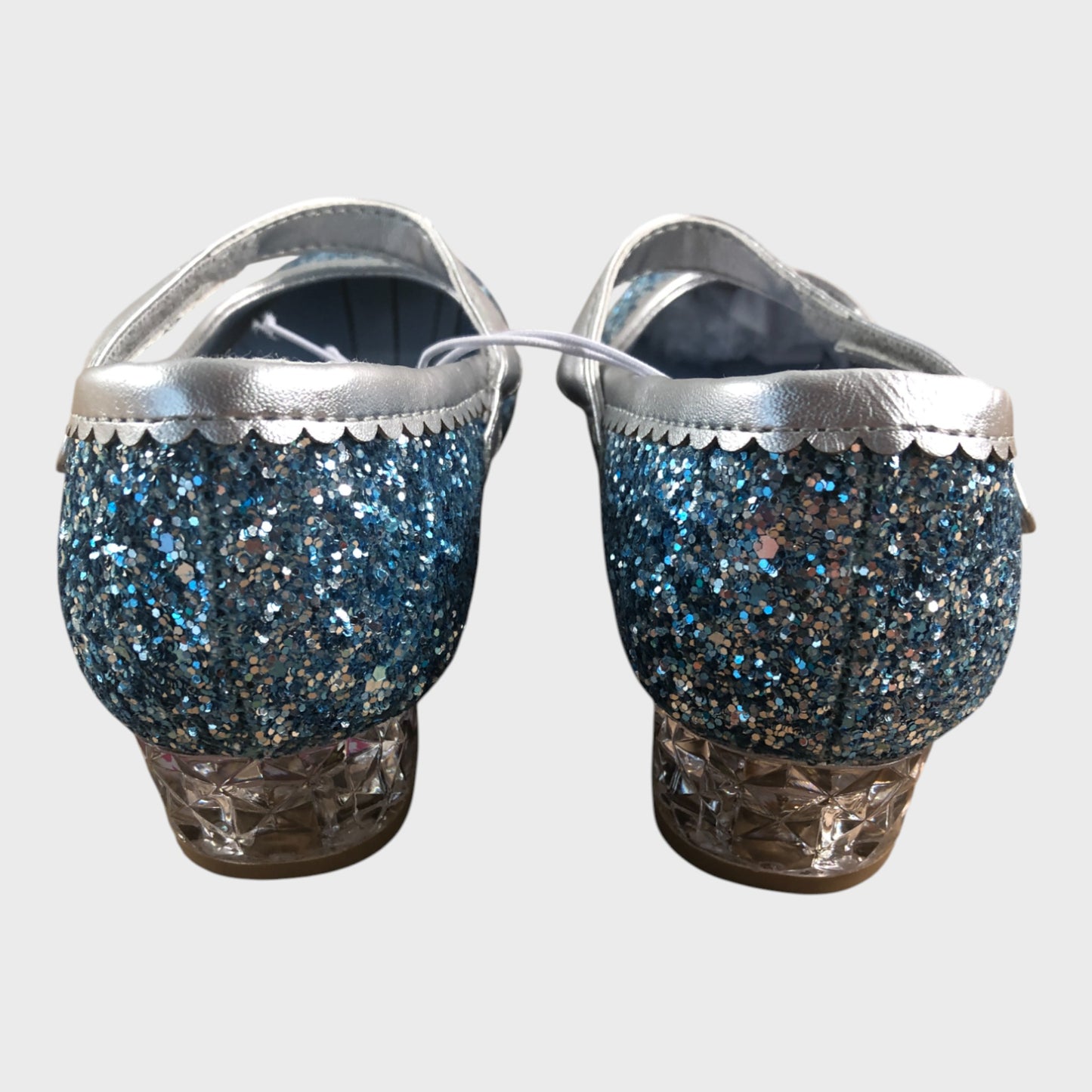 Kids Cinderella Princess Glitter Mary Jane Shoes Girls Light Up Blue