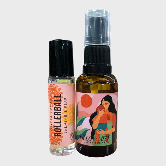 Oliver Bonas Lavender Pillow Mist & Jasmine & Pear Rollerball