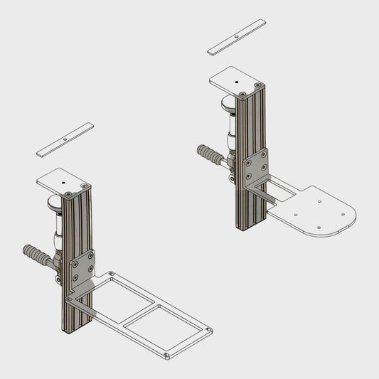 Hikig 2 Set Joystick Desk Mount for Flight Sim Joysticks and Throttles