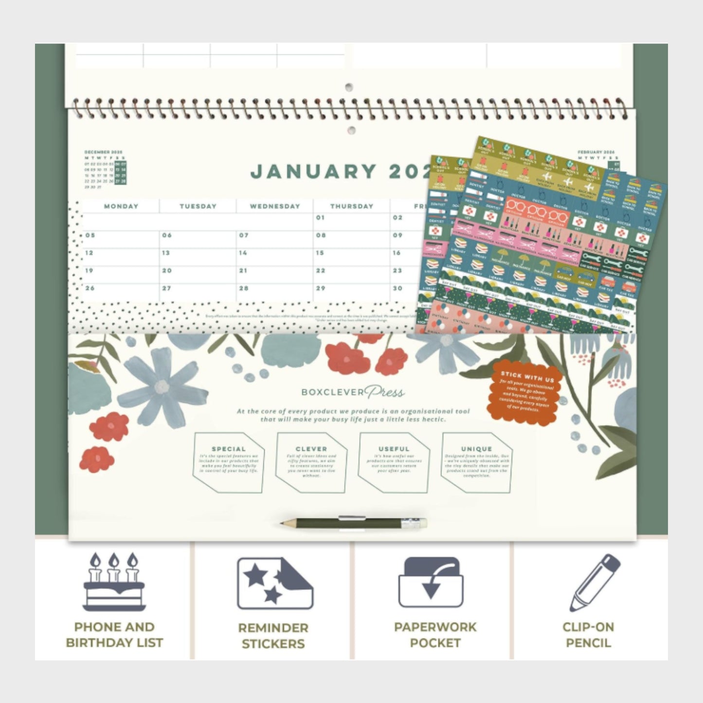 2025 Home Calendar and Organiser