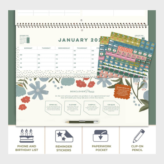 2025 Home Calendar and Organiser