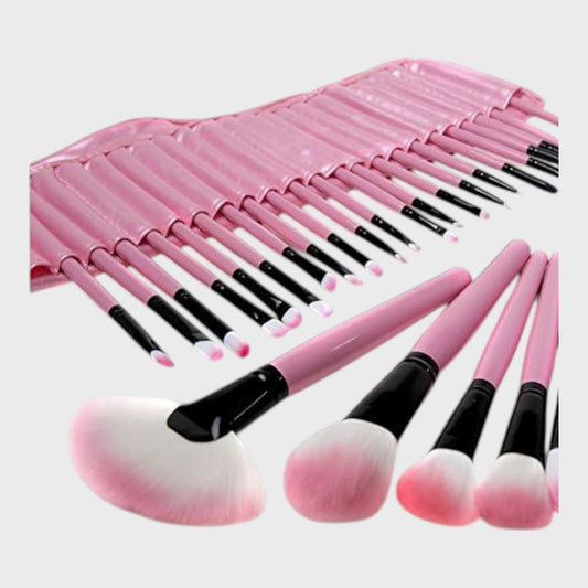 32pc Pink Make-up Brush Set