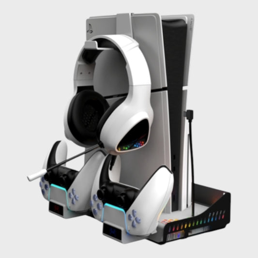 Wall Mounted Bracket Cooling and Charging Stand For PS5