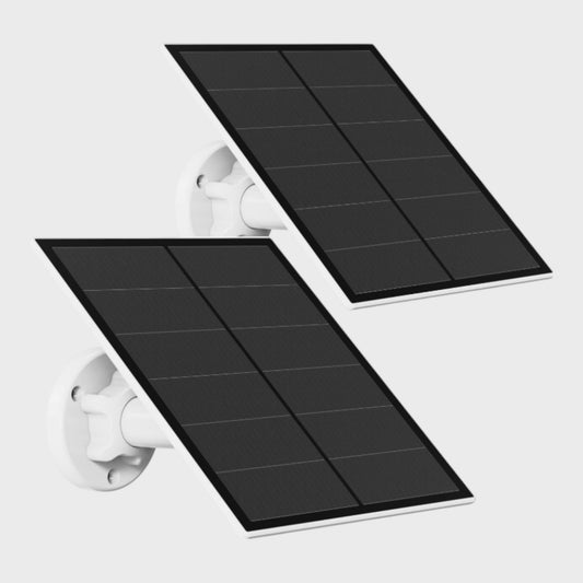 Outdoor Wireless Camera Solar Panel - 2 Pack