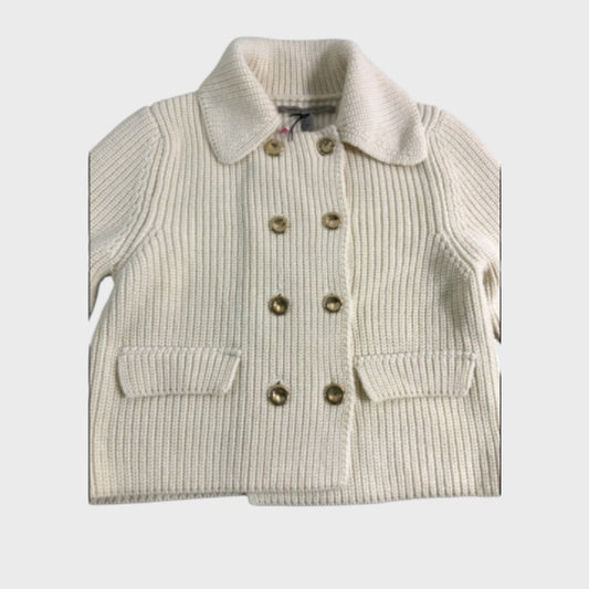 River Island Beige Double Breasted Cardigan