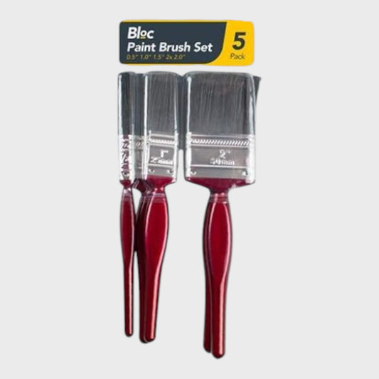 5 Pack Paint Brush Fine Brushes Set Advanced Bristles Decorating DIY Painting