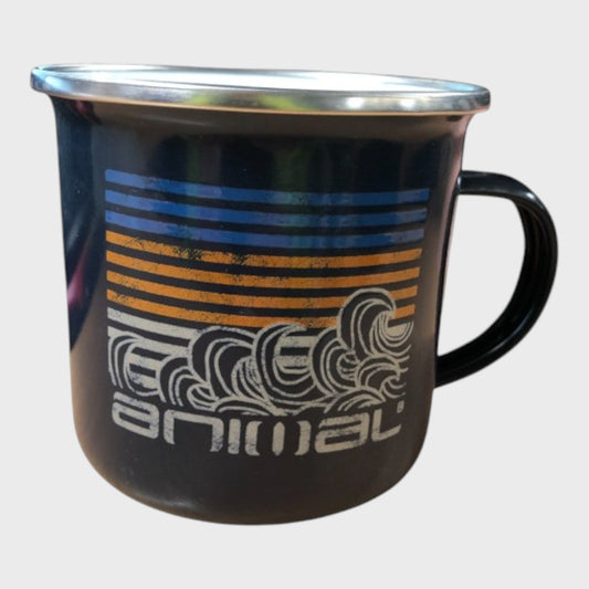 Navy ANIMAL Enamel Mug