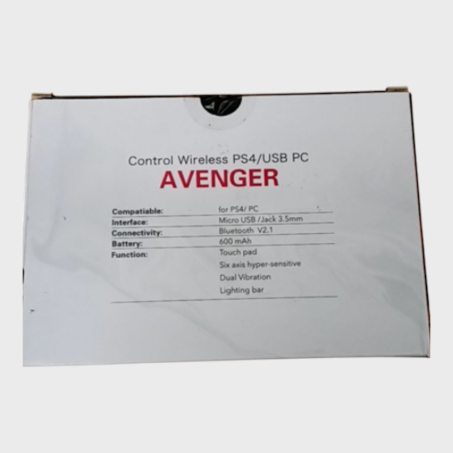 AVENGER Wireless Controller PS4 USB PC Touch Pad Dual Vibration