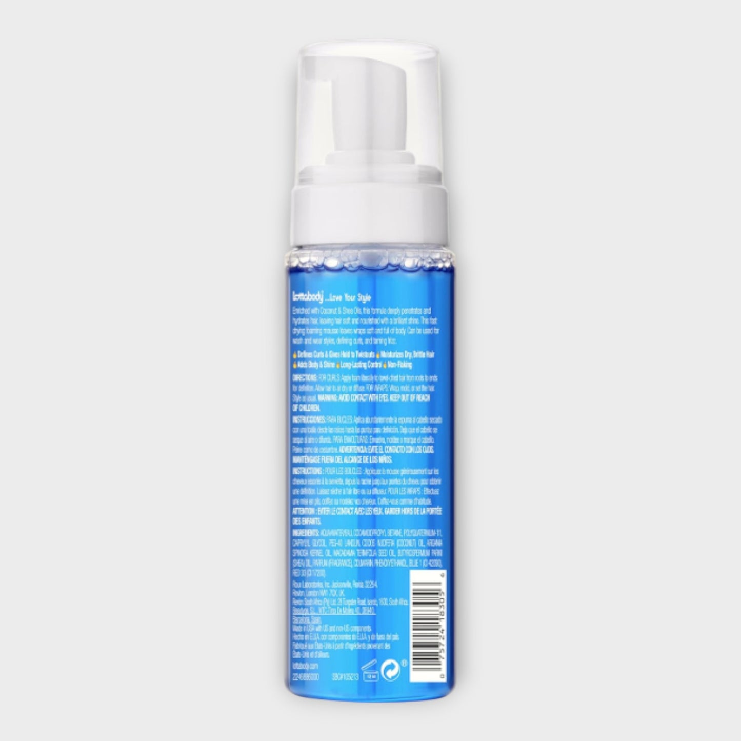 LOTTABODY Wrap Me Foaming Mousse Coconut Shea Oils 207ml