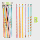 36 Pack HB Grip Pencils with Case & Sharpener