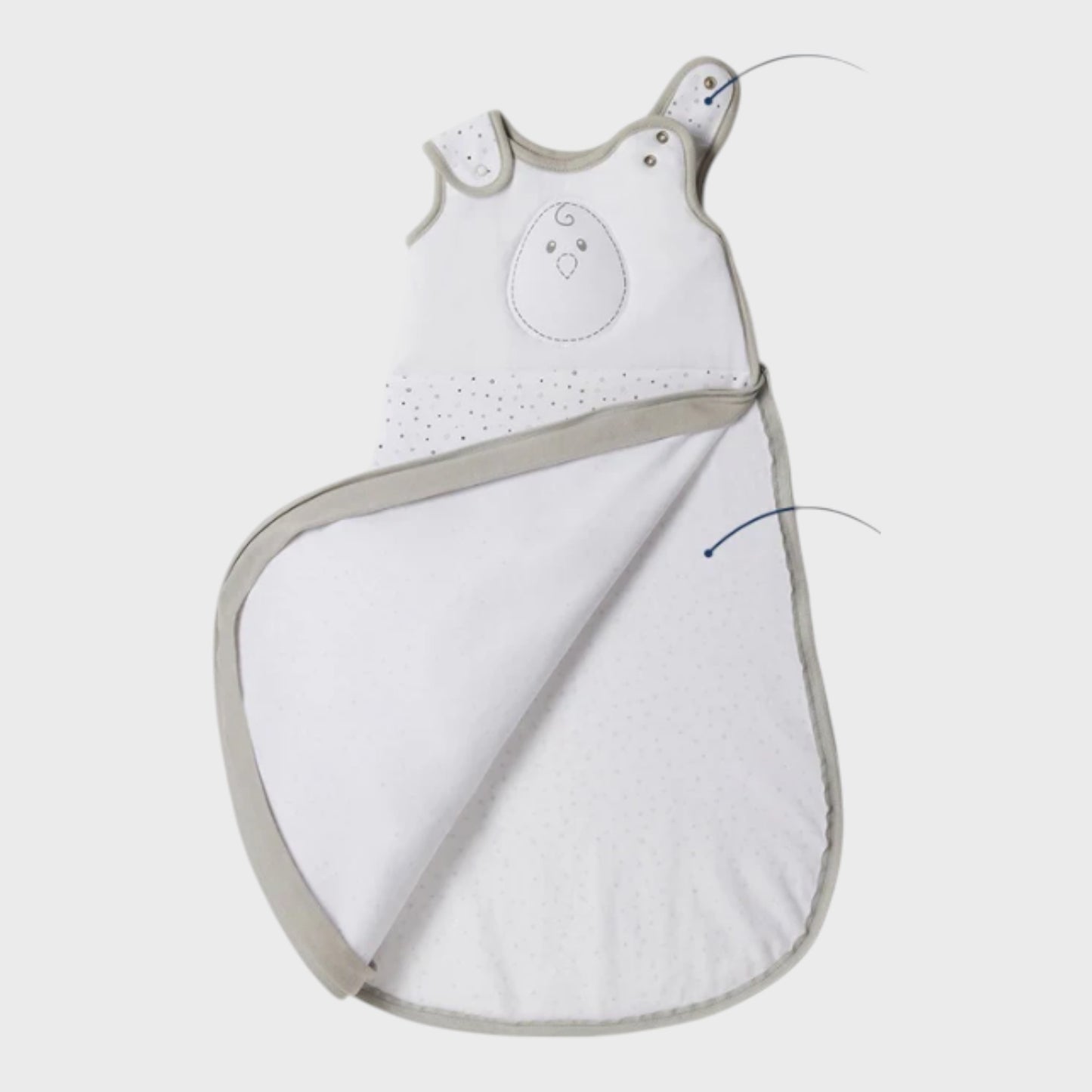 Nested Bean Baby Weighted Sleep Sack - 0 to 6 Months