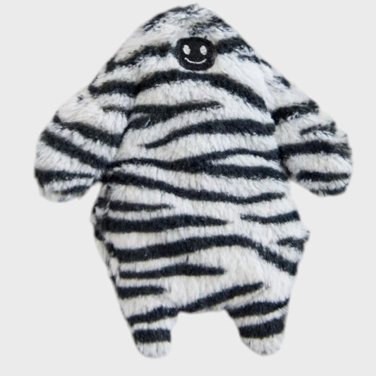 Zebra Betty Furry Handwarmer