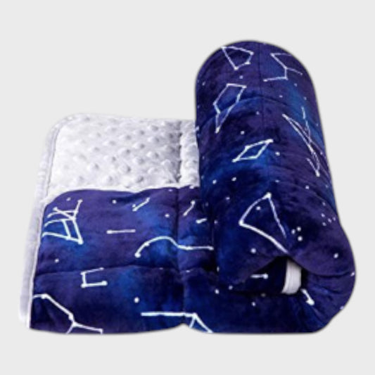 Blue Constellation Sky Weighted Blanket - 3.2Kg - 100cm x 150cm