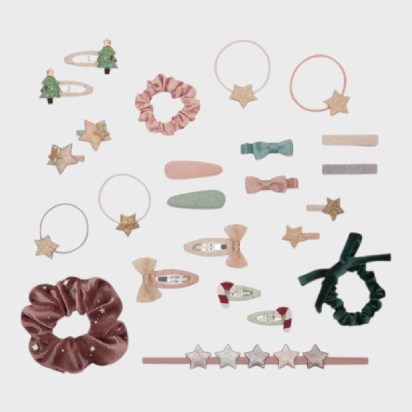 Premium Hair Accessory Advent Calendar - Pink