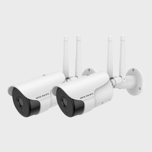 Dual Antenna Wireless Security Camera - Pack of 2