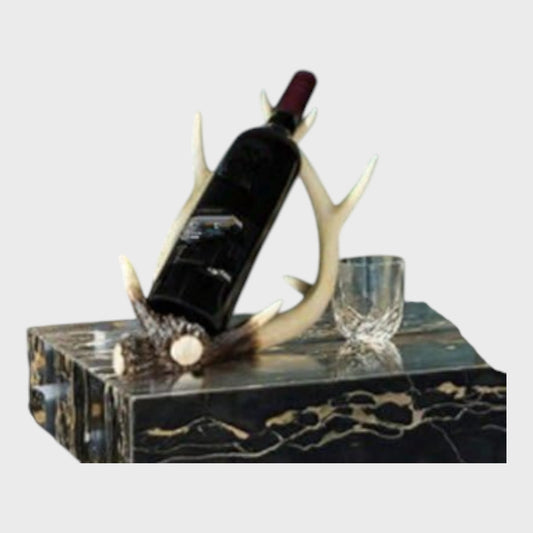 Resin Antlers Wine Rack Table Decoration