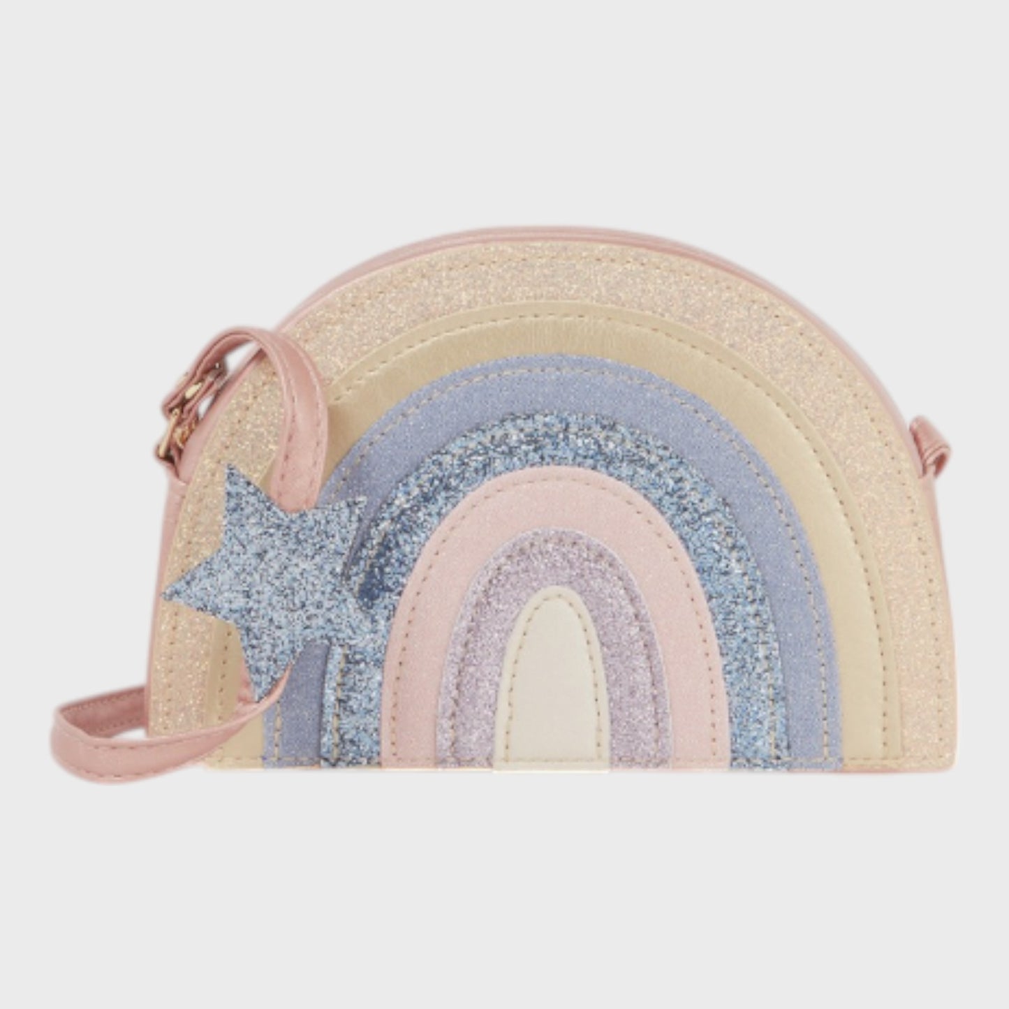 Glittery Rainbow Cross Body Bag