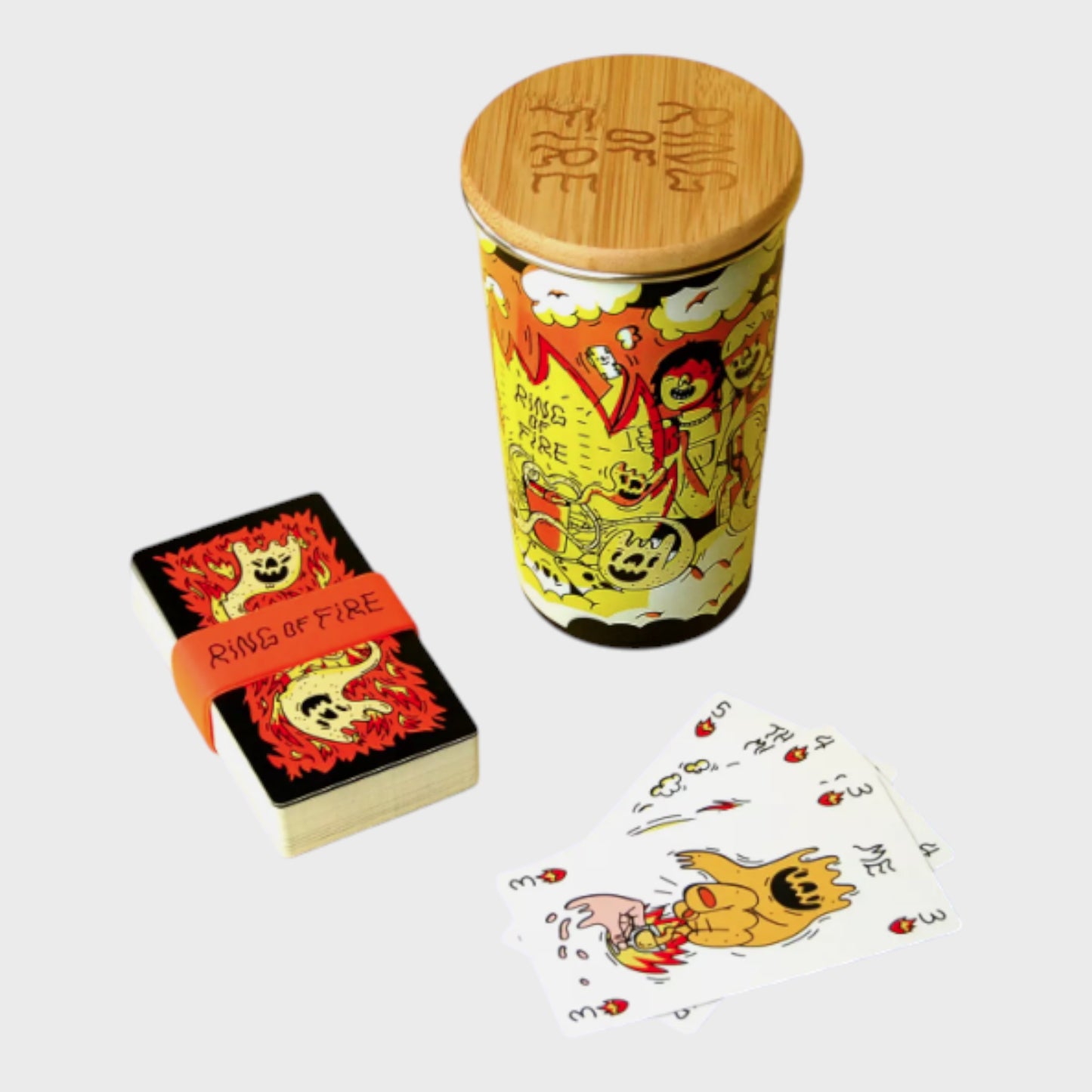 Ring of Fire Tabletop Drinking Game - with Cup