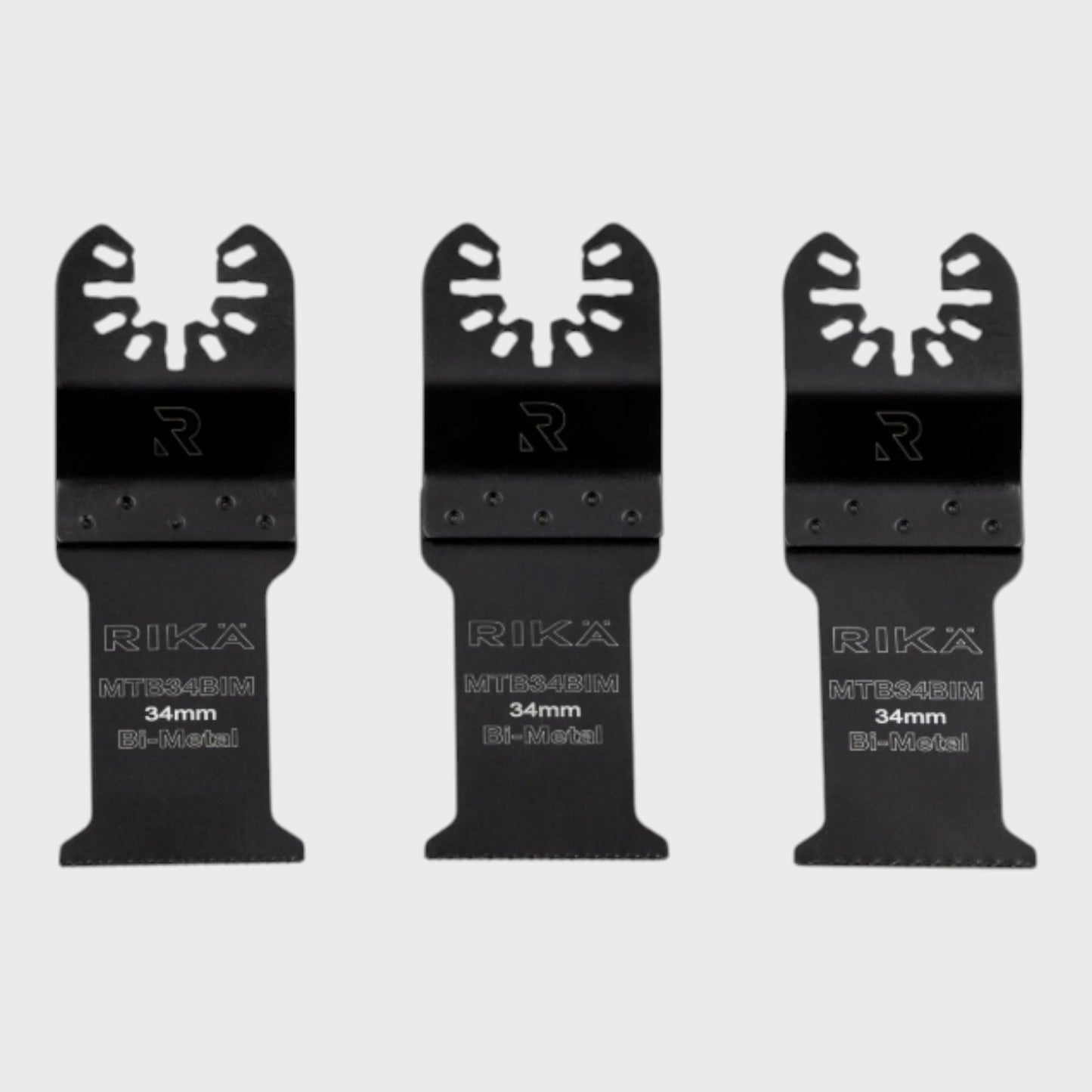 RIKA Multitool Plunge Blade Pack 34mm - 3PK (MTB34FT)