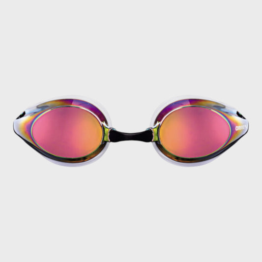 Arena Tracks Mirror Dark Swimming Goggles - Adult