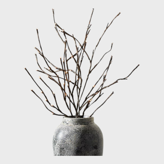 Branded Brown Pre-Lit LED Decorative Branches Set Lighting Set of Three 100cm