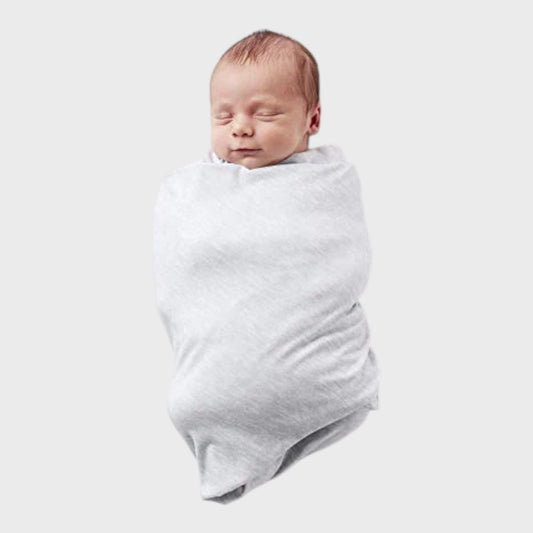 BREATHABLEBABY Active Swaddle Blanket Wrap Heather Grey Two Pack