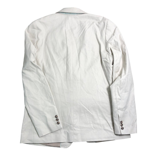 AllSaints Boys White Blazer Size 12-13 Years Cotton Linen Blend Smart Casual