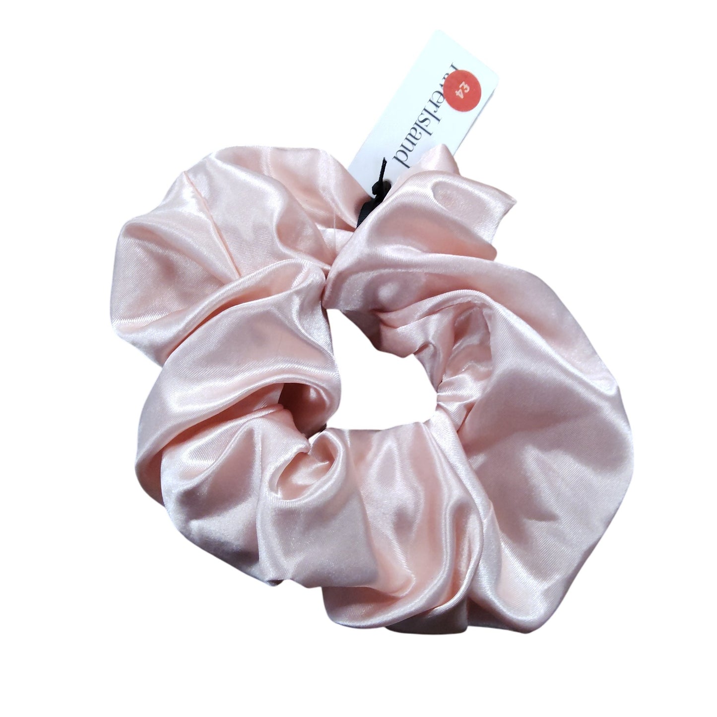 Pastel Pink Satin Scrunchie Soft Hair Accessory Perfect For Women Girls