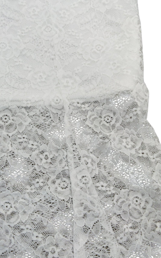 River Island Women's UK12 Lace Flared White Skirt Size 12 Elegant Design