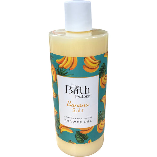 THE BATH FACTORY Banana Split Shower Gel Moisturising 300ml Purifying Bath