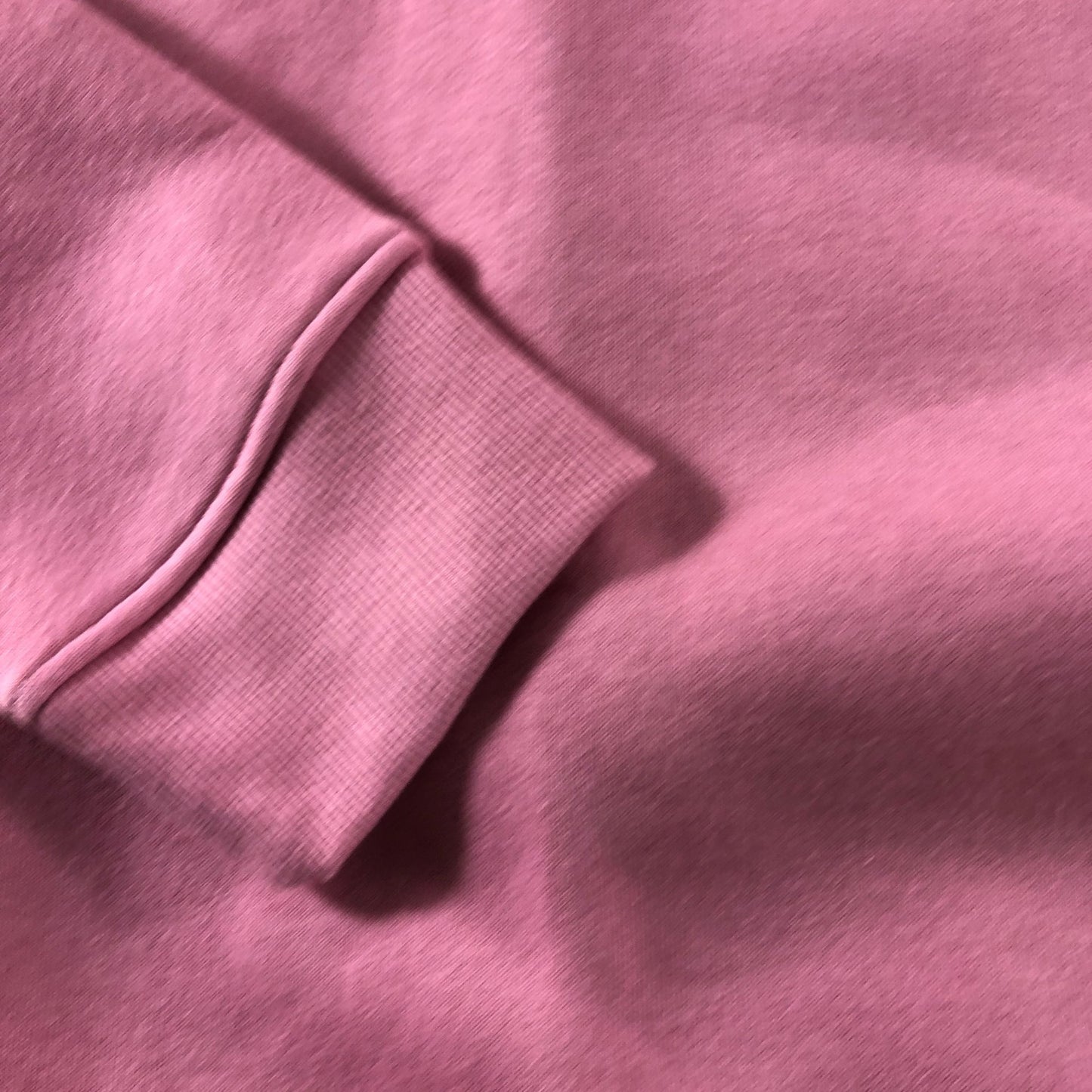 Crew Clothing Company Quarter Zip Sweatshirt L Men's Pink Cotton Blend