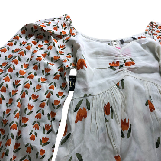 Branded Tulip Print Maxi Dress - Size 12