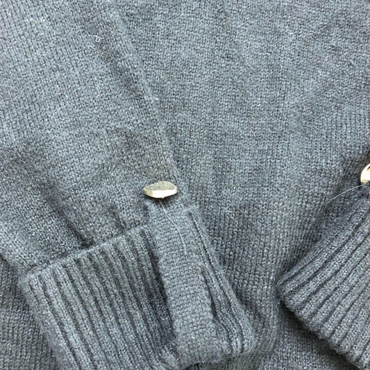 River Island Studios Relaxed Sweater UK M Women's Black Knit Long Sleeve Top