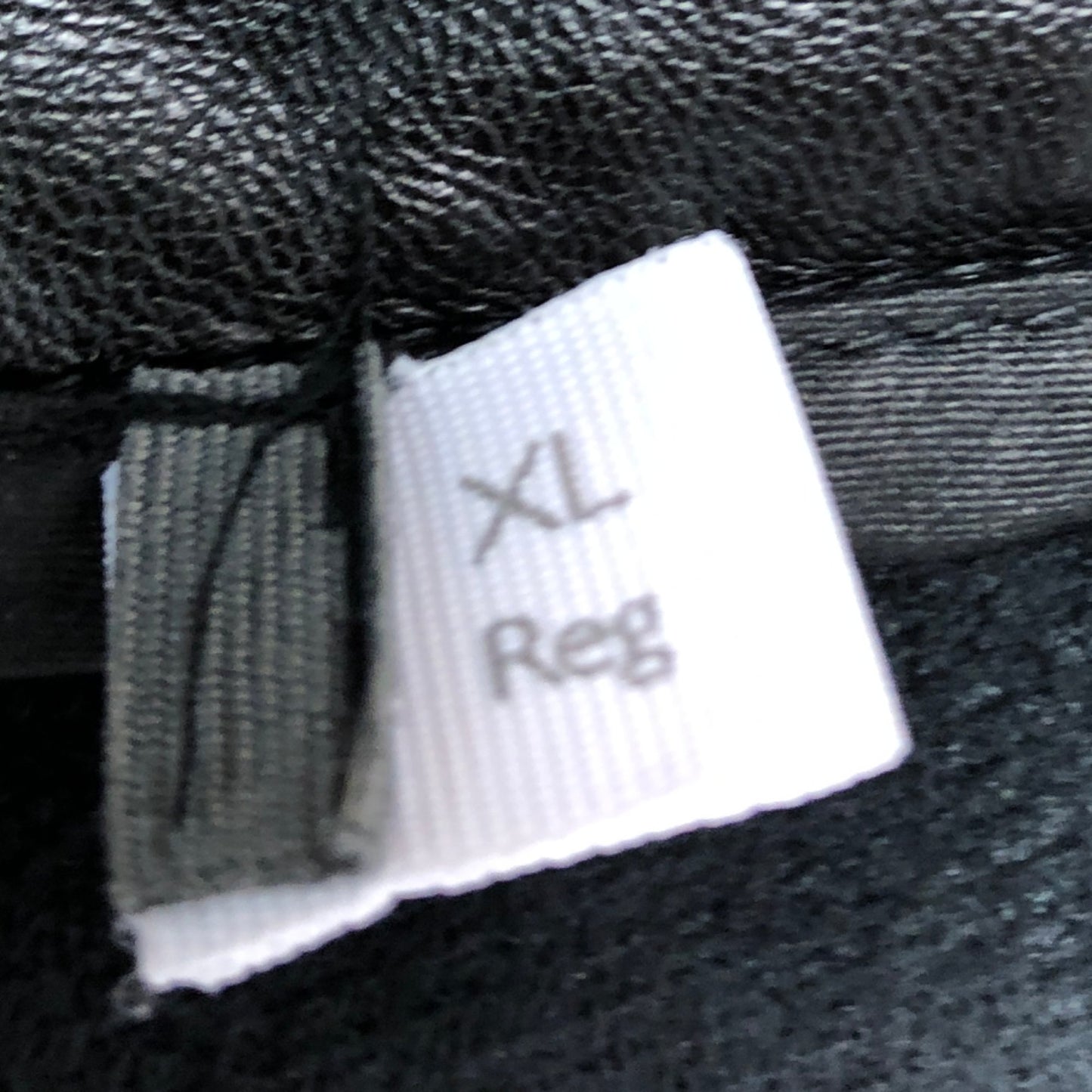 Black Faux Leather Trousers XL Women's Regular Fit High Waisted Fashion