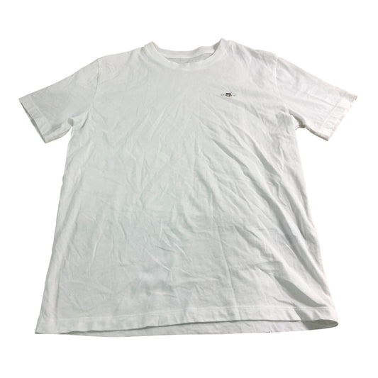 GANT White T-Shirt Size 15 Years Classic Fit Cotton Short Sleeve Logo