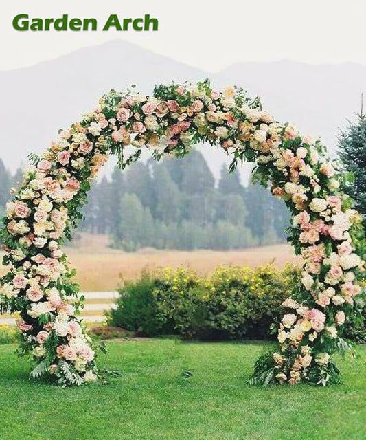 Queension Metal Wedding Arch | for Ceremony Party Decoration 7FT