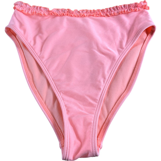 River Island Women's Ruffled Bikini Bottoms Coral Swimwear Size 16