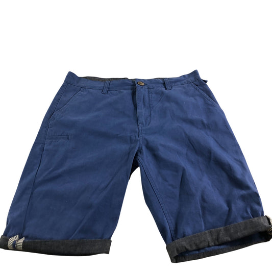 Fluid Shorts Men's Blue Cotton Casual Style Medium